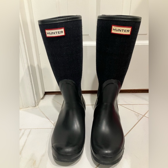 HUNTER RAIN / SNOW / ALL WEATHER BOOTS SIZE 7 - Picture 1 of 12